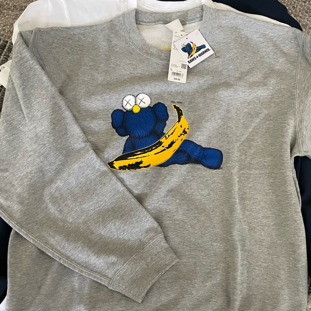 KAWS X ANDY WARHOL CREWNECK SWEATER
